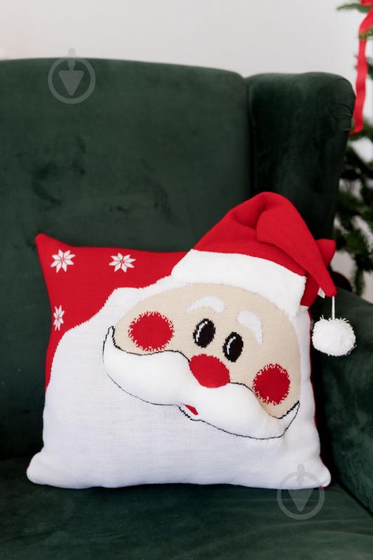 Подушка декоративна в'язана Святий Миколай 45x45 см Прованс - фото 7 Подушка декоративна в'язана Святий Миколай 45x45 см Прованс - фото 7