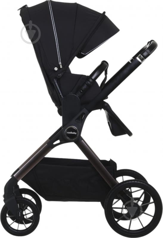 Коляска універсальна 2 в 1 Coolbaby KDD-M001 чорний - фото 9