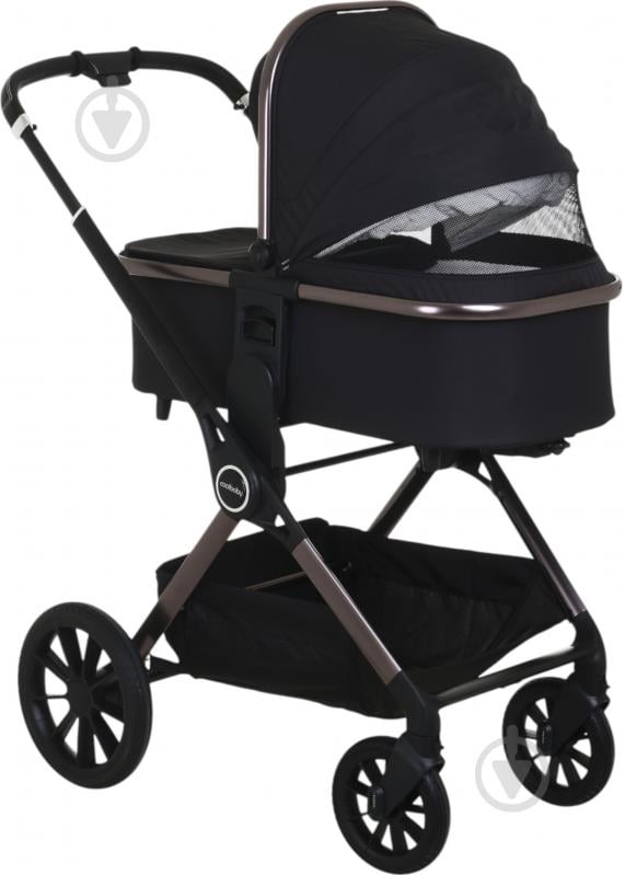 Коляска універсальна 2 в 1 Coolbaby KDD-M001 чорний - фото 4