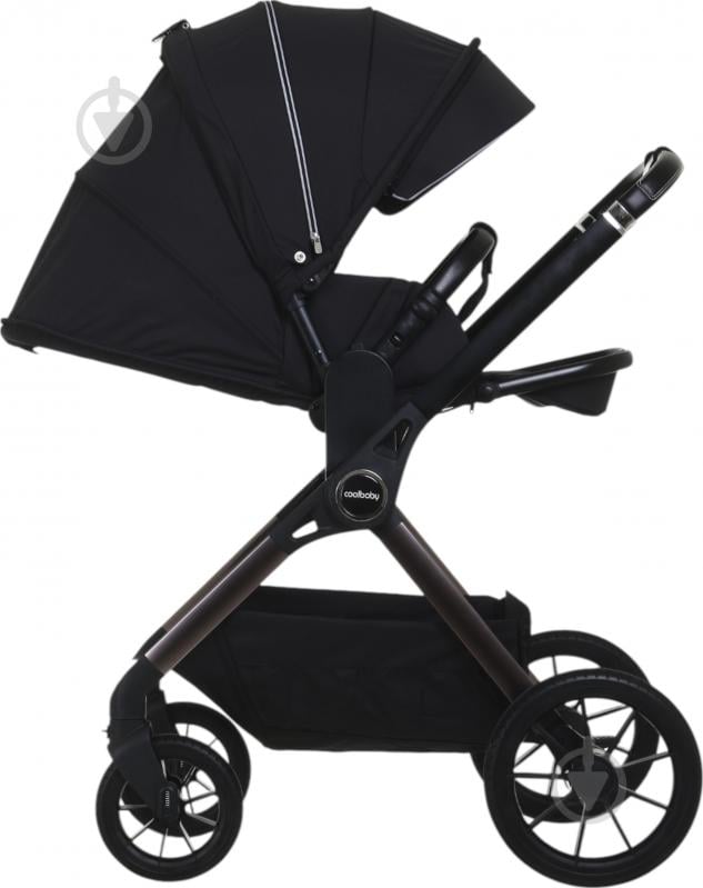 Коляска універсальна 2 в 1 Coolbaby KDD-M001 чорний - фото 10