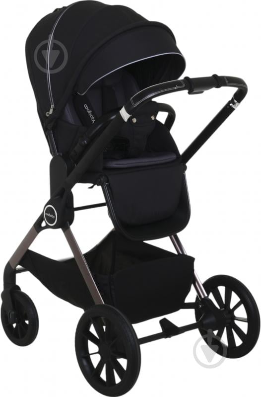 Коляска універсальна 2 в 1 Coolbaby KDD-M001 чорний - фото 6