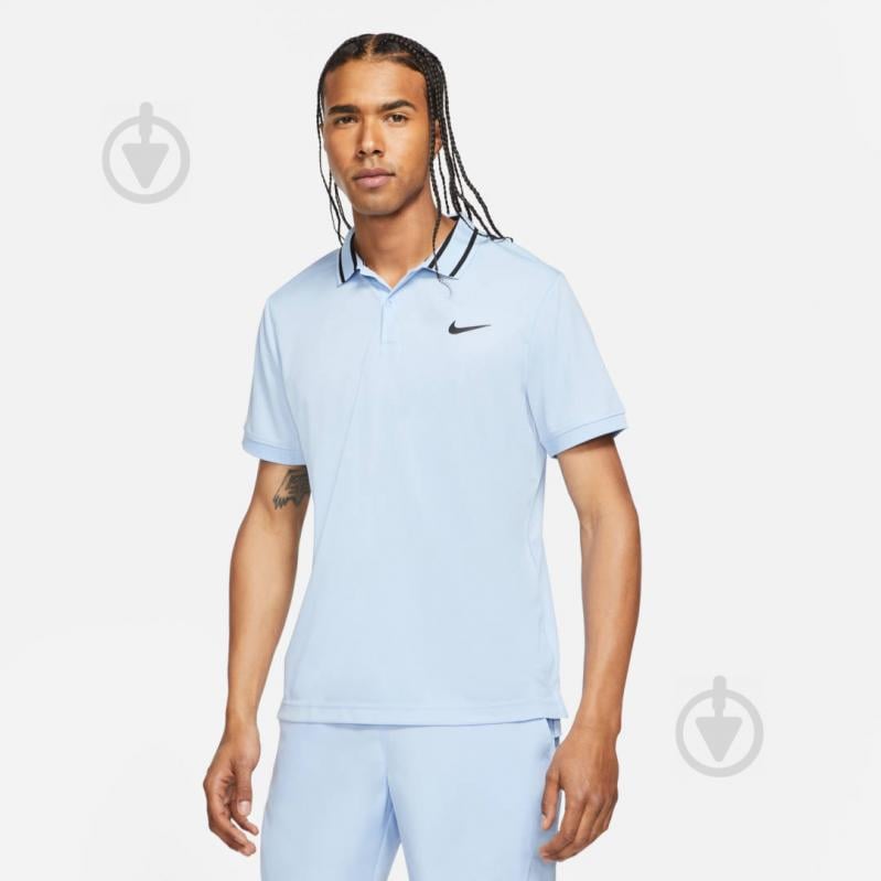 Поло Nike M NKCT DF VCTRY POLO PQ CW6848-468 р.2XL голубой - фото 3