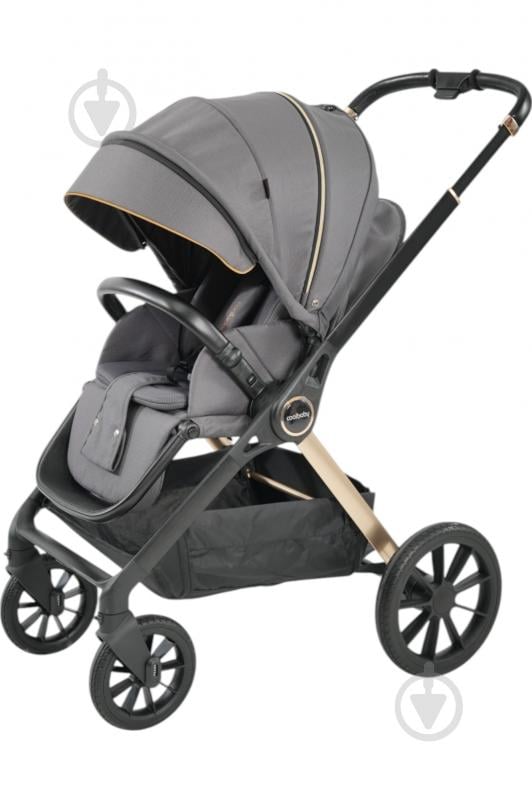 Коляска універсальна 2 в 1 Coolbaby KDD-M001 графіт - фото 2