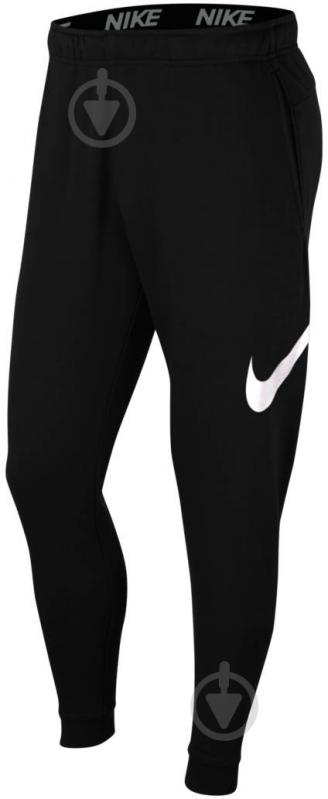 Брюки Nike M NK DF PNT TAPER FA SWSH CU6775-010 р. 2XL черный - фото 6