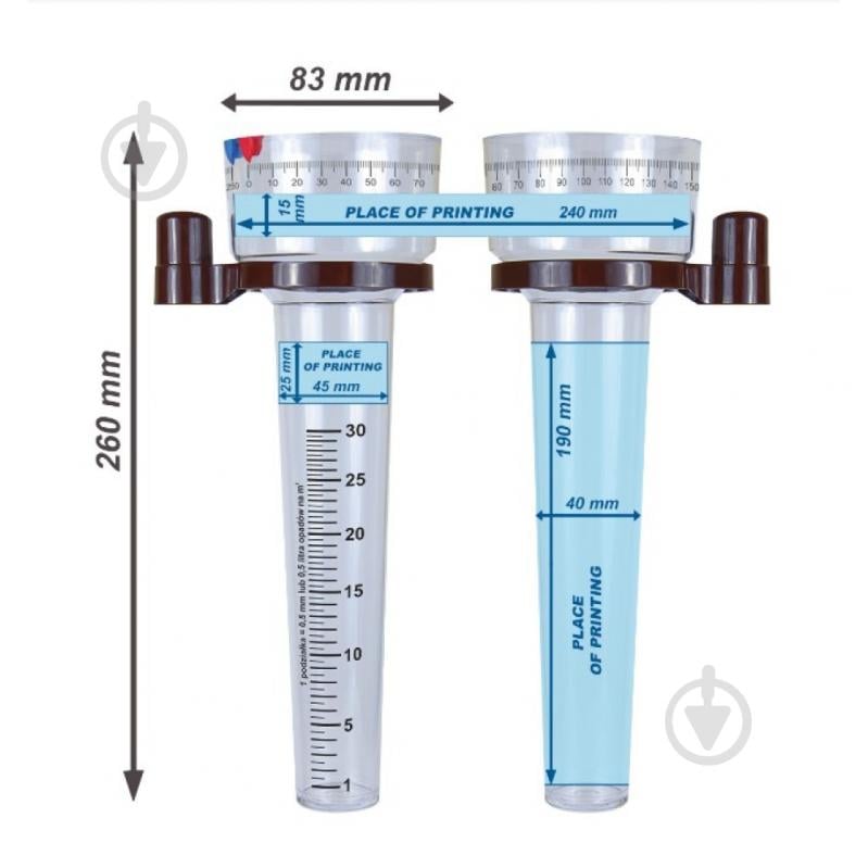 Вимірювач опадів Bott STANDAR - фото 3