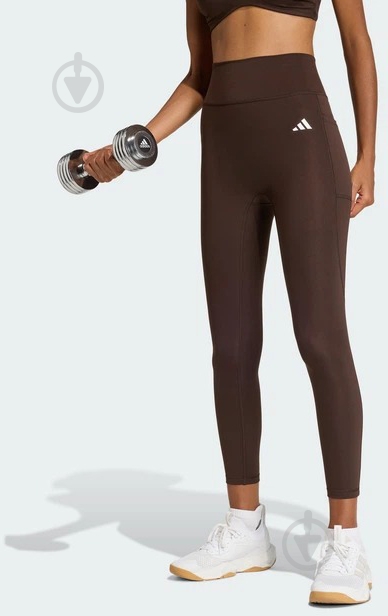 Лосины Adidas KF3110 р.XS коричневый - фото 4