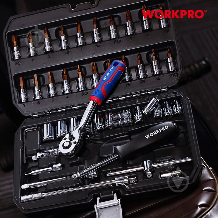 Набор ручного инструмента WORKPRO 46 шт. WP202540 - фото 11