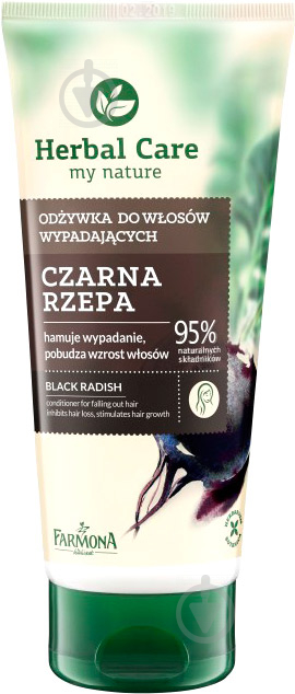 Кондиціонер Farmona Herbal Care для слабкого та випадаючого волосся Чорна редька 200 мл - фото 1