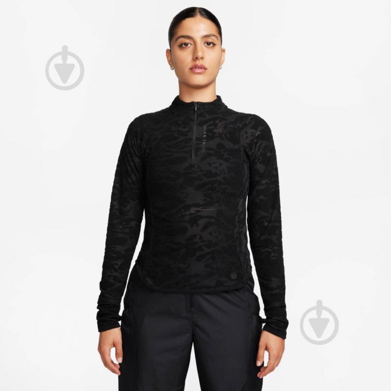 Джемпер Nike W NK TRAIL DF MIDLAYER FB7637-010 р.M сірий - фото 1