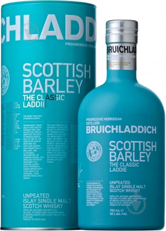 Віскі Bruichladdich Classic Laddie Scottish Barley в подарунковій упаковці 0,7 л - фото 1