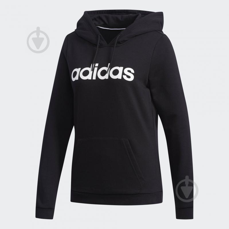 Джемпер Adidas W CE HOODY DW7955 р. L черный - фото 1