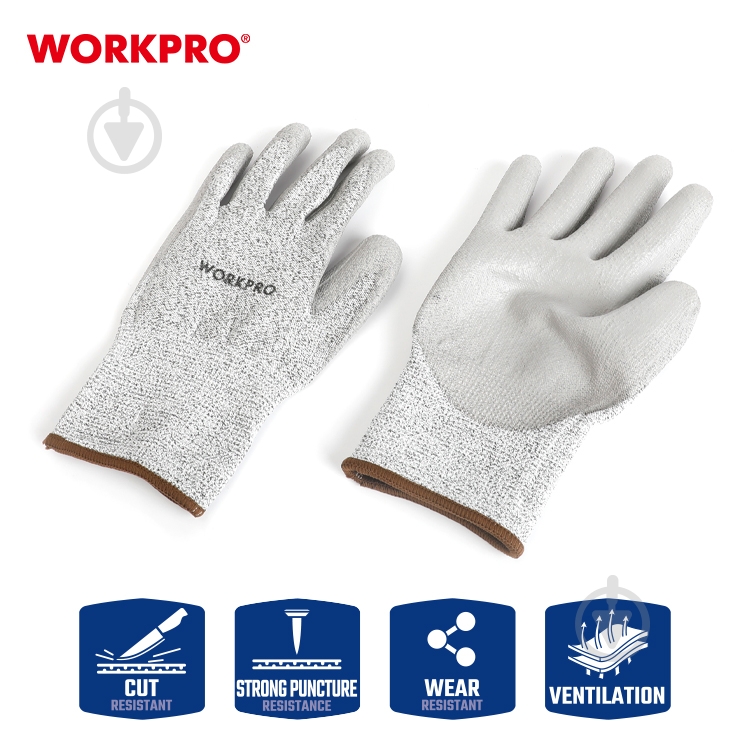 Рукавиці WORKPRO WP371013 XL (10) WP371013 - фото 5