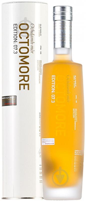 Віскі Bruichladdich 7.3 Islay Barley 5 років витримки в подарунковій упаковці 0,7 л - фото 1