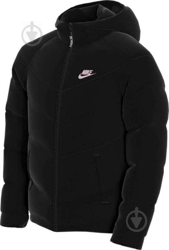 Куртка для дівчаток зимова Nike U NSW SYNTHETIC FILL JACKET CU9157-015 чорна - фото 1