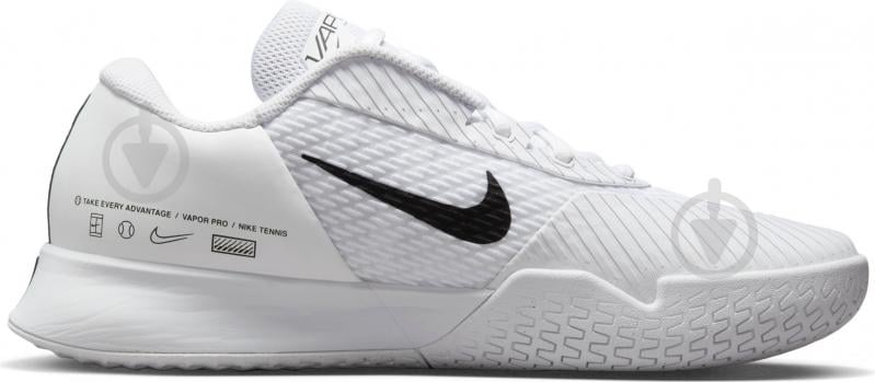 Кроссовки мужские демисезонные Nike COURTAIRZOOM VAPOR PRO 2 DR6191-101 р.42,5 - фото 2