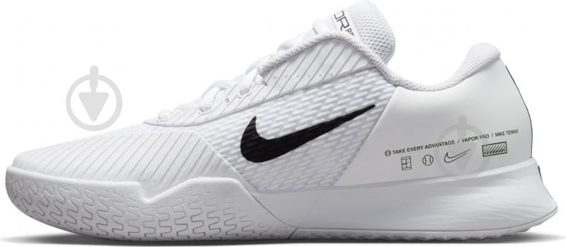 Кроссовки мужские демисезонные Nike COURTAIRZOOM VAPOR PRO 2 DR6191-101 р.42,5 - фото 4