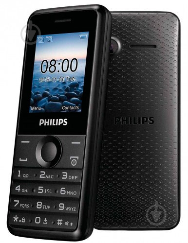 Мобильный телефон Philips Xenium E103 black - фото 3