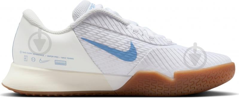 Кроссовки женские демисезонные Nike COURTAIRZOOM VAPOR PRO 2 DR6192-106 р.38 - фото 2