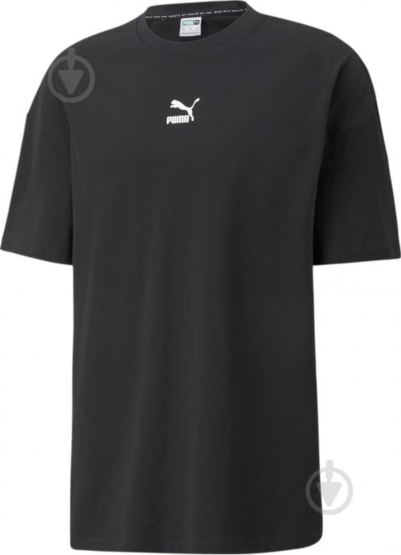 Футболка Puma Classics Boxy Tee 53213501 р.M черный - фото 1