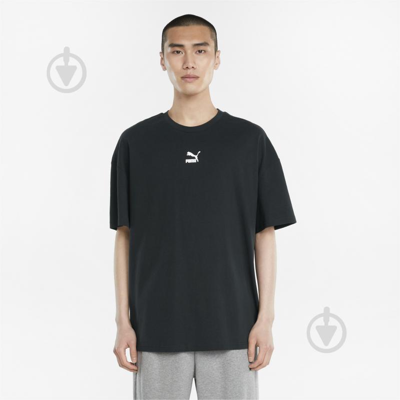 Футболка Puma Classics Boxy Tee 53213501 р.M черный - фото 3