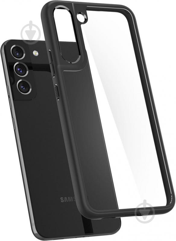 Чехол Spigen для Samsung Galaxy S22 Ultra Hybrid, Matte Black - фото 4