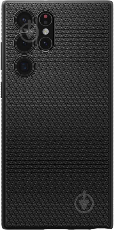 Чохол Spigen для Samsung Galaxy S22 Ultra Liquid Air Matte Black - фото 9