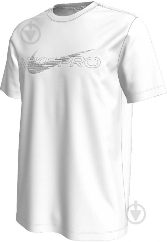 Футболка Nike M NK DF TEE DB NK PRO DD6883-100 р.M белый - фото 1