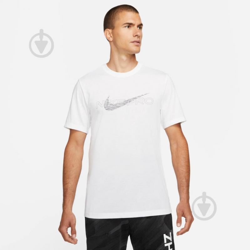 Футболка Nike M NK DF TEE DB NK PRO DD6883-100 р.M белый - фото 2