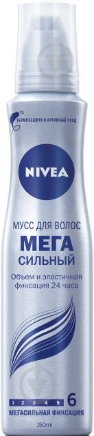 Мус для волосся Nivea Мега сильний 150 мл - фото 1