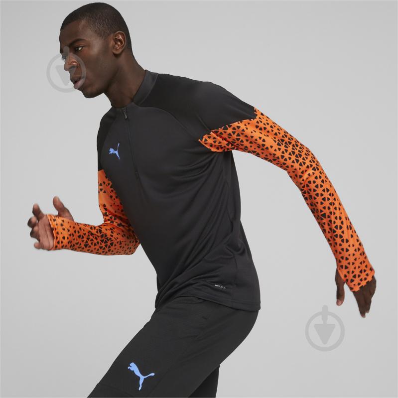 Джемпер Puma INDIVIDUALCUP TRAINING 1/4 ZIP TOP 65829150 р. L чорний - фото 3