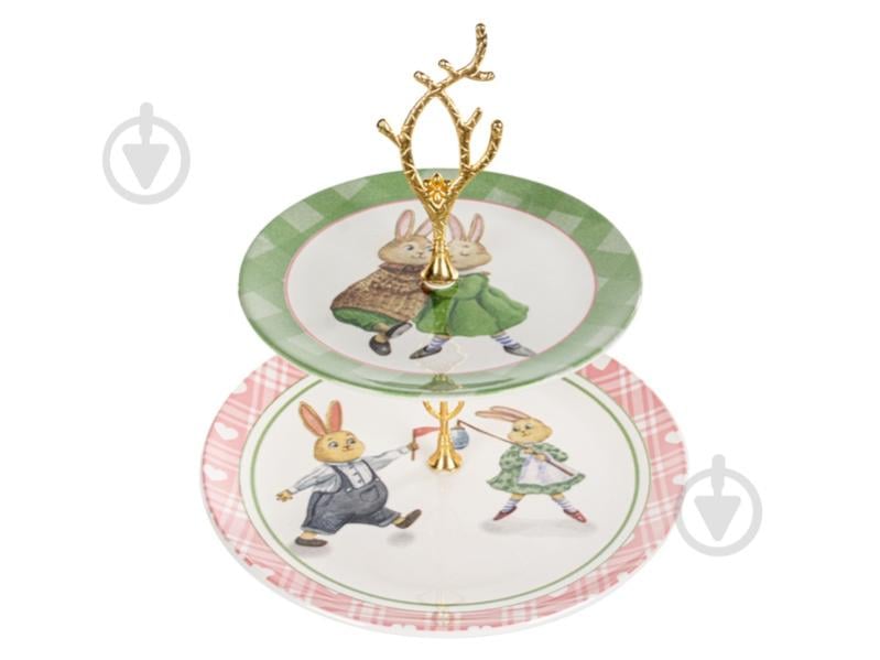 Фруктовниця двоярусна Lefard Bunny 19/26 см 769-062 - фото 3
