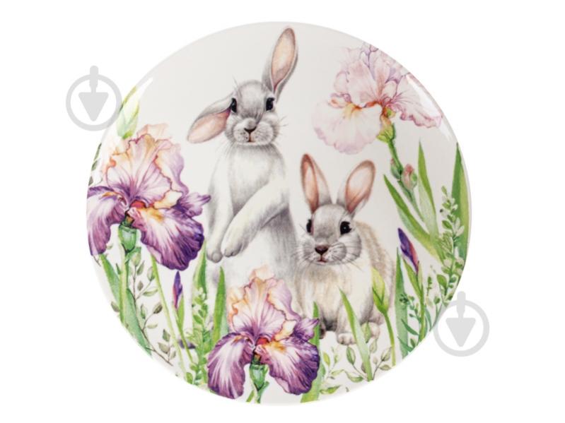 Тарілка обідня Lefard Bunny in Flowers 21 см 769-068 - фото 1