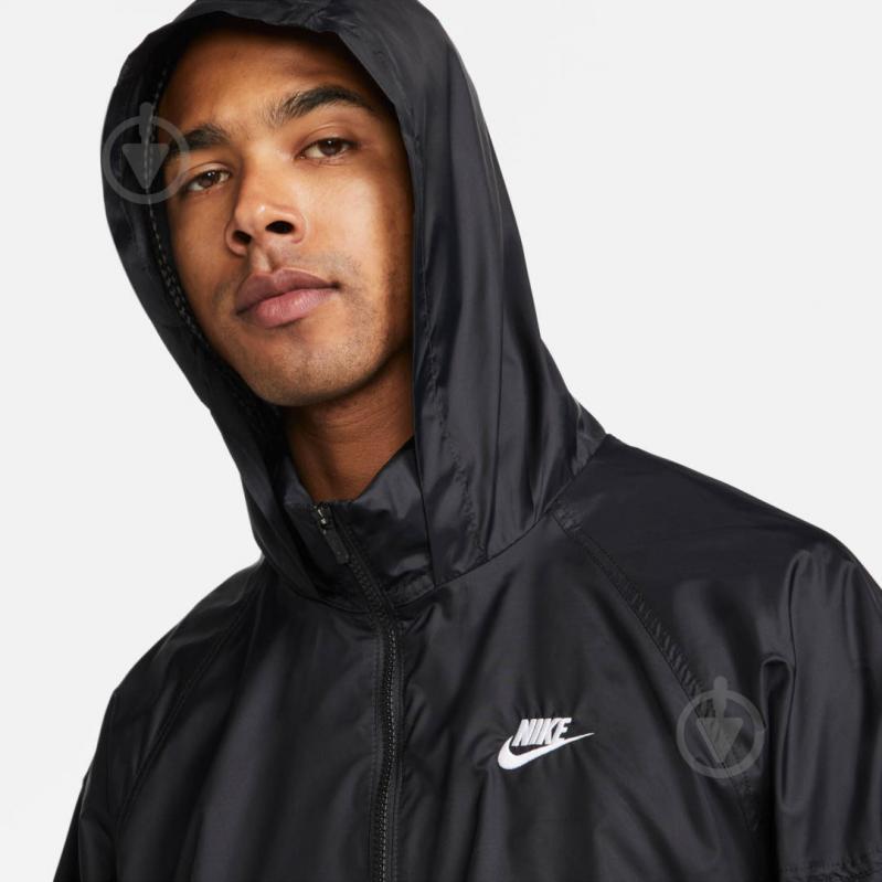 Ветровка мужская демисезонная Nike M NK WR ANORAK JKT DQ4910-010 р.3XL черная - фото 4