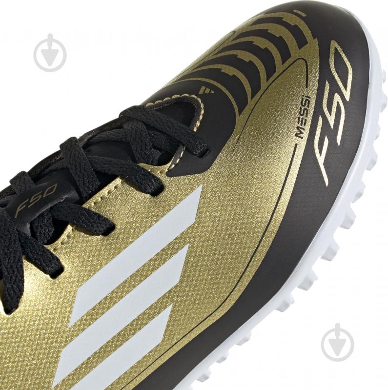 Cороконіжки Adidas F50 CLUB TF J MESSI IG9297 р.35,5 жовтий - фото 6