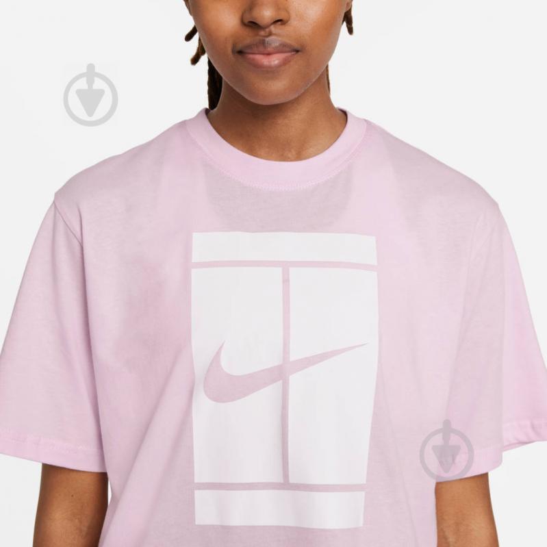 Футболка Nike W NKCT TEE SSNL COURT DJ6241-695 р.XS розовый - фото 5