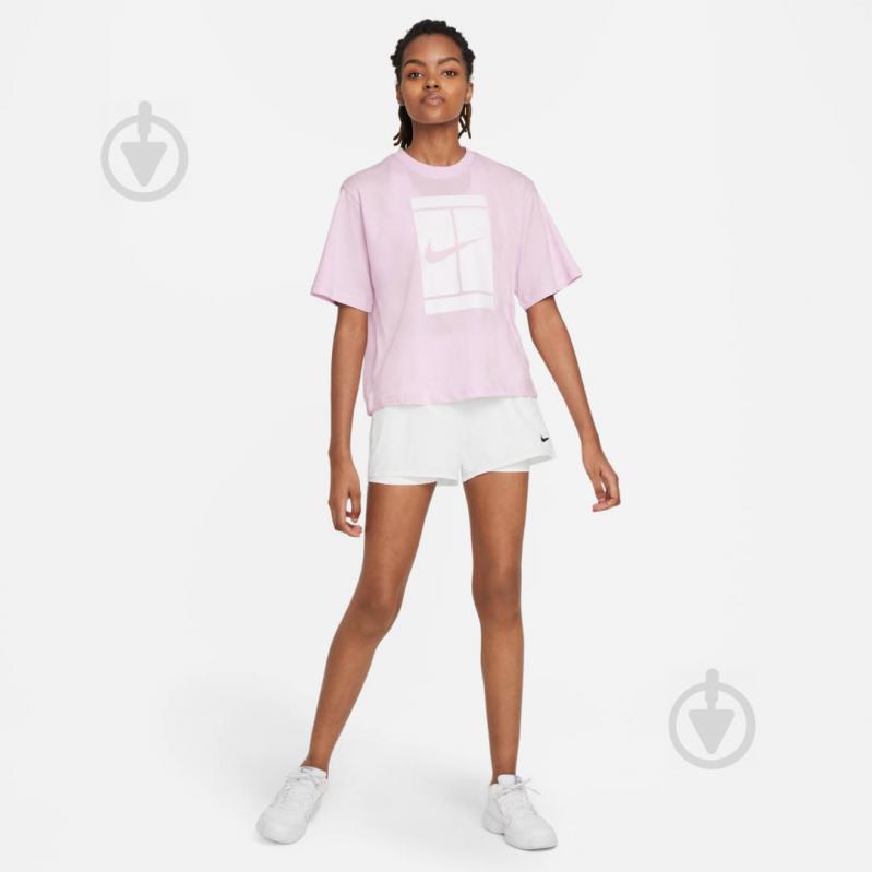 Футболка Nike W NKCT TEE SSNL COURT DJ6241-695 р.XS розовый - фото 6