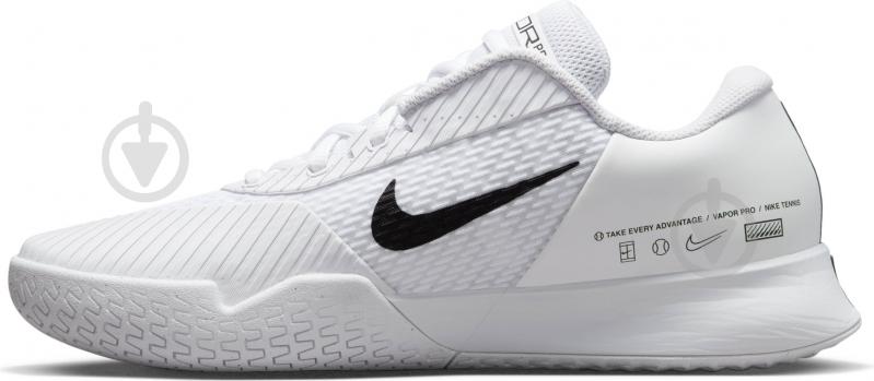 Кросівки чоловічі демісезонні Nike COURTAIRZOOM VAPOR PRO 2 DR6191-101 р.45 - фото 4