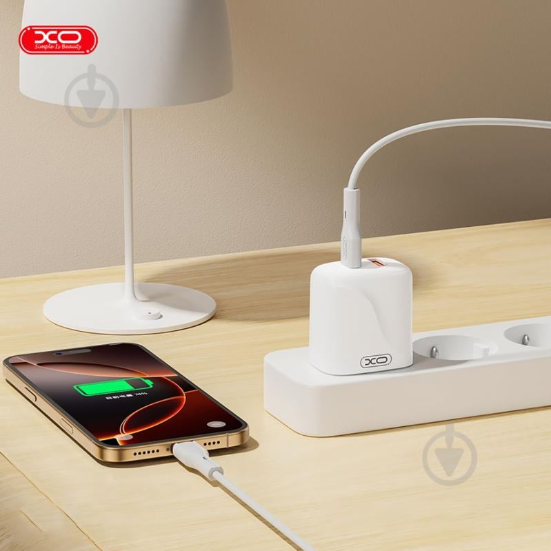 Сетевое зарядное устройство Xo L158 PD20W, QC18W USB-A, USB-C - фото 3 Сетевое зарядное устройство Xo L158 PD20W, QC18W USB-A, USB-C - фото 3