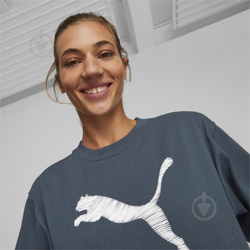 Футболка Puma HER TEE 67310716 р.M синий - фото 5