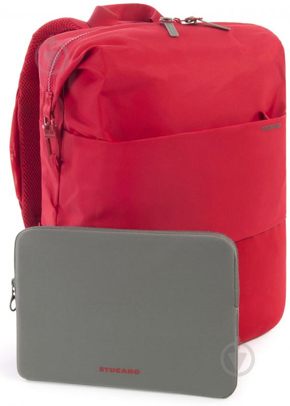 Рюкзак Tucano Modo Small Backpack MBP 13" red (BMDOKS-R) - фото 4