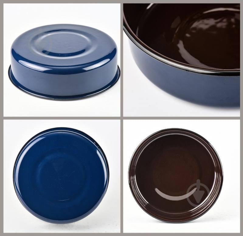 Форма для випікання Idilia 22 см 2,5 л синя/коричнева - фото 2 Форма для випікання Idilia 22 см 2,5 л синя/коричнева - фото 2