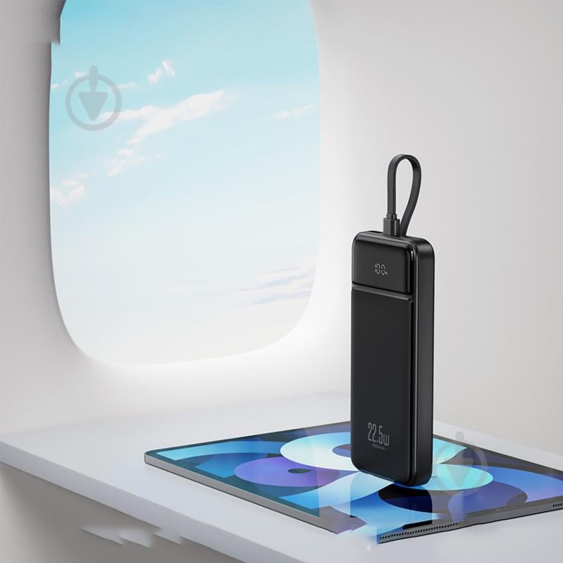 Повербанк Xo PR274 10000 mAh black (PR274.black) - фото 5