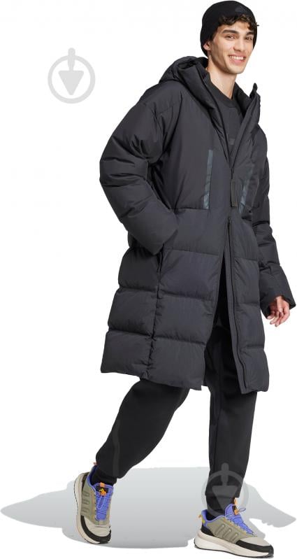 Куртка-парка чоловіча зимова Adidas MYSHELTER PARKA IS9049 р.S чорна - фото 5