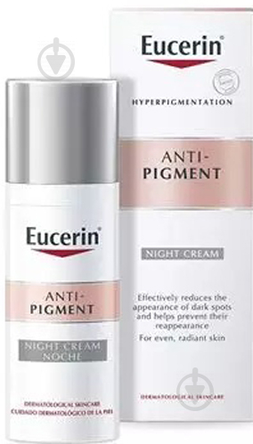 Крем для обличчя нічний Eucerin Anti-Pigment депигментирующий для лица 50 мл - фото 3