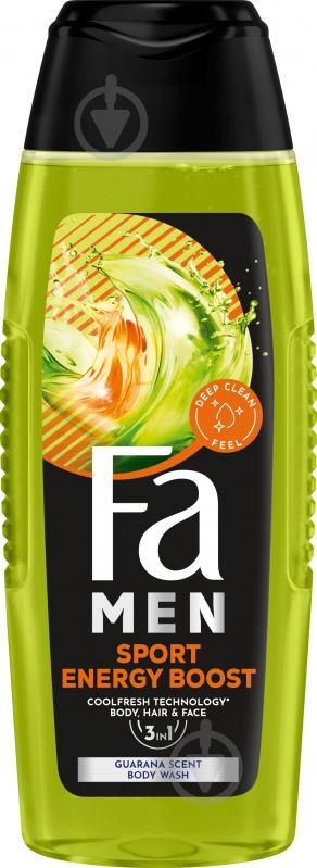 Гель для душа Fa Men Sport Energy Boost 250 мл - фото 1