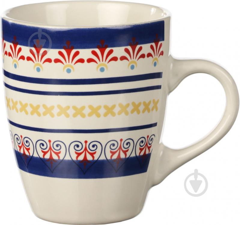 Чашка Native Flower 390 мл темно-синяя - фото 1