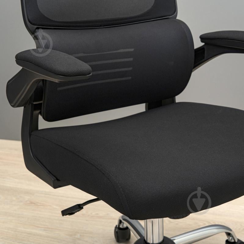 Крісло Richman Скайлайн хром М-1 чорний - фото 5 Крісло Richman Скайлайн хром М-1 чорний - фото 5