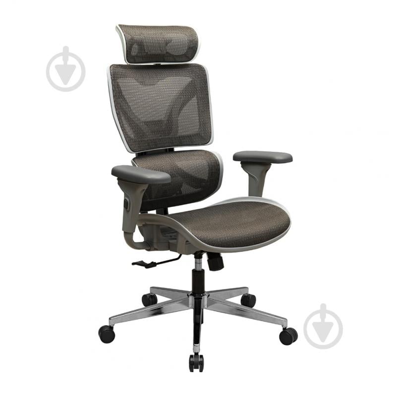 Кресло Richman Перфоманс хром / серый - фото 1