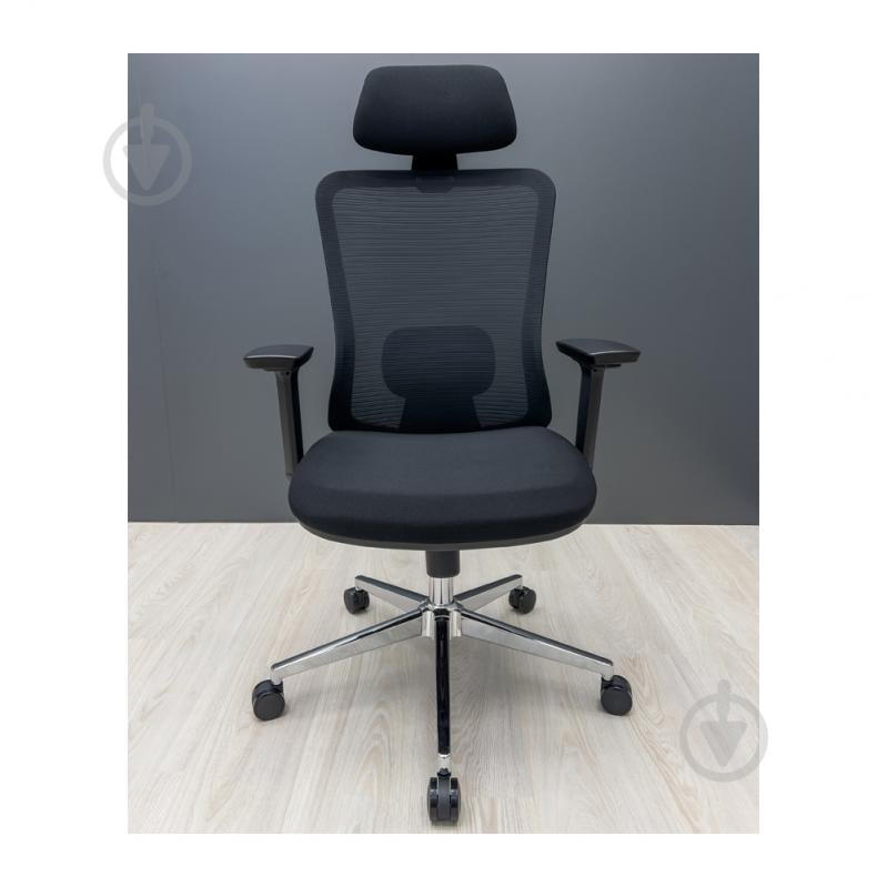 Крісло Richman Декарт Хром сітка чорний - фото 3 Крісло Richman Декарт Хром сітка чорний - фото 3