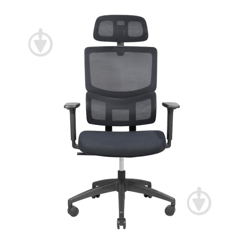 Крісло офісне Richman Концепт Пластик Синхро Сітка чорний - фото 3 Крісло офісне Richman Концепт Пластик Синхро Сітка чорний - фото 3